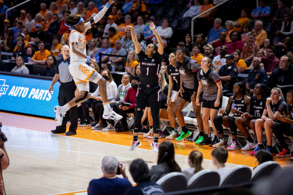Cooke, No. 1 South Carolina women beat Tennessee 73-60