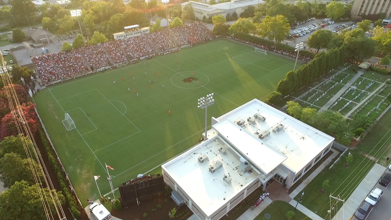 Stone Stadium overhead