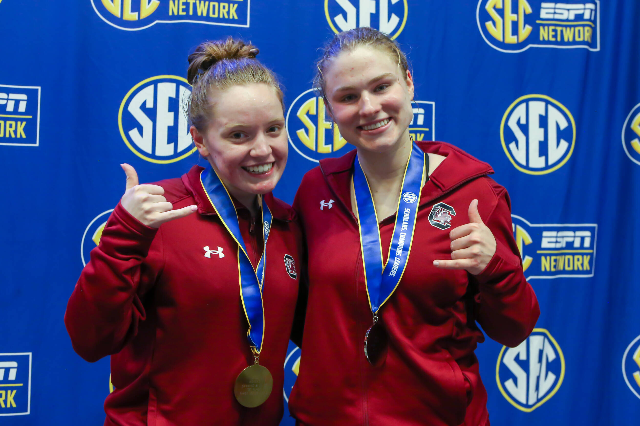 Gamecocks Earn Two Medals, Set New School Record on First Night of SECs