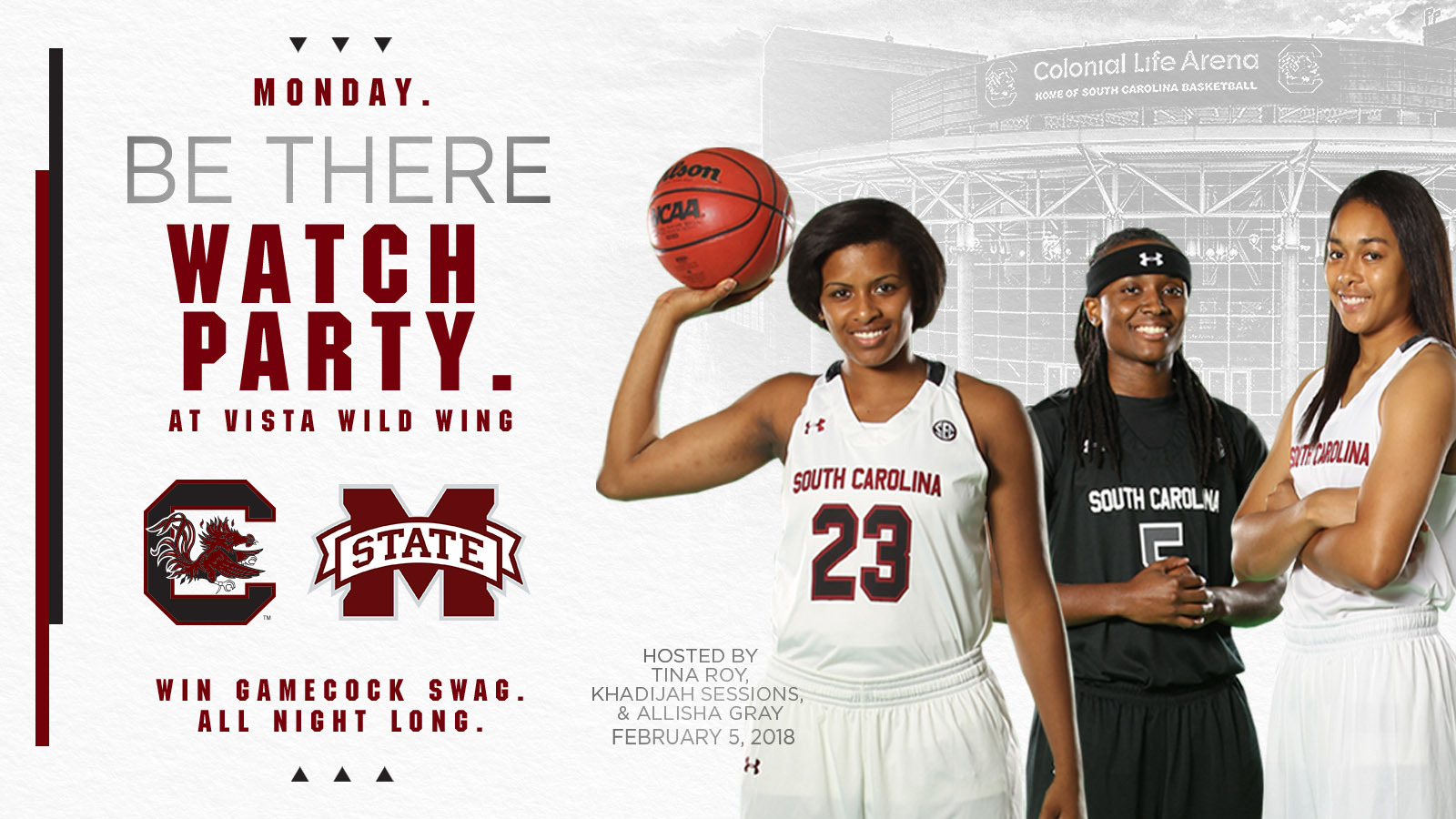 Gamecocks Host Watch Party at Wild Wing Cafe University of South