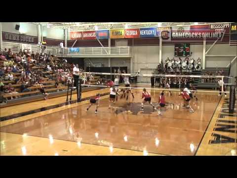 Highlights: South Carolina Volleyball vs. Robert Morris - 2013