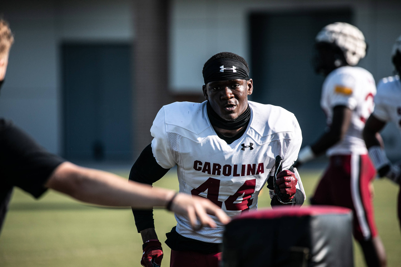 Sherrod Greene (44) | Tuesday, Sept. 8, 2020 | Ken & Cyndi Long Football Operations Center | Columbia, S.C. | Photos by South Carolina Athletics