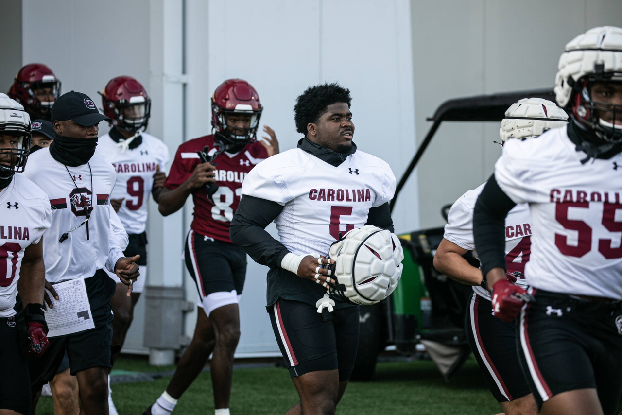 Kier Thomas (5) | Wednesday, Aug. 19, 2020 | Ken & Cyndi Long Football Operations Center | Columbia, S.C. | Photos by South Carolina Athletics