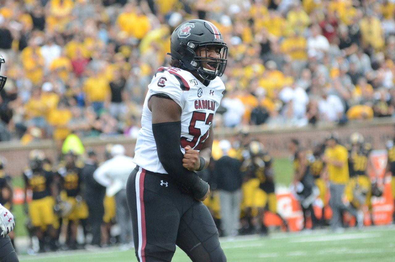 Kingsley Enagbare (52) at Missouri (Sept. 21, 2019)