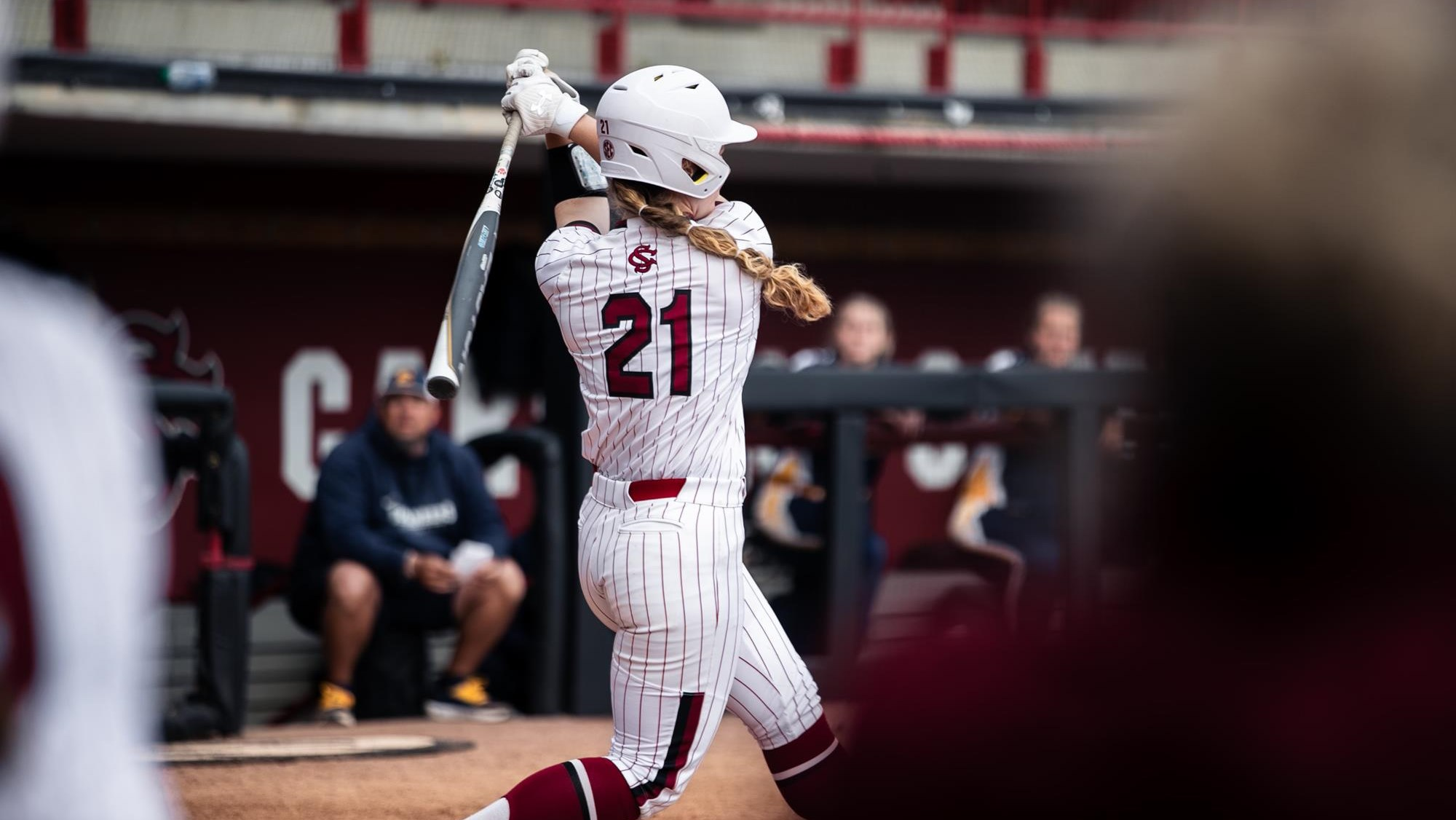 Prebble Homers Twice as Gamecocks Sweep Day One of Garnet and Black