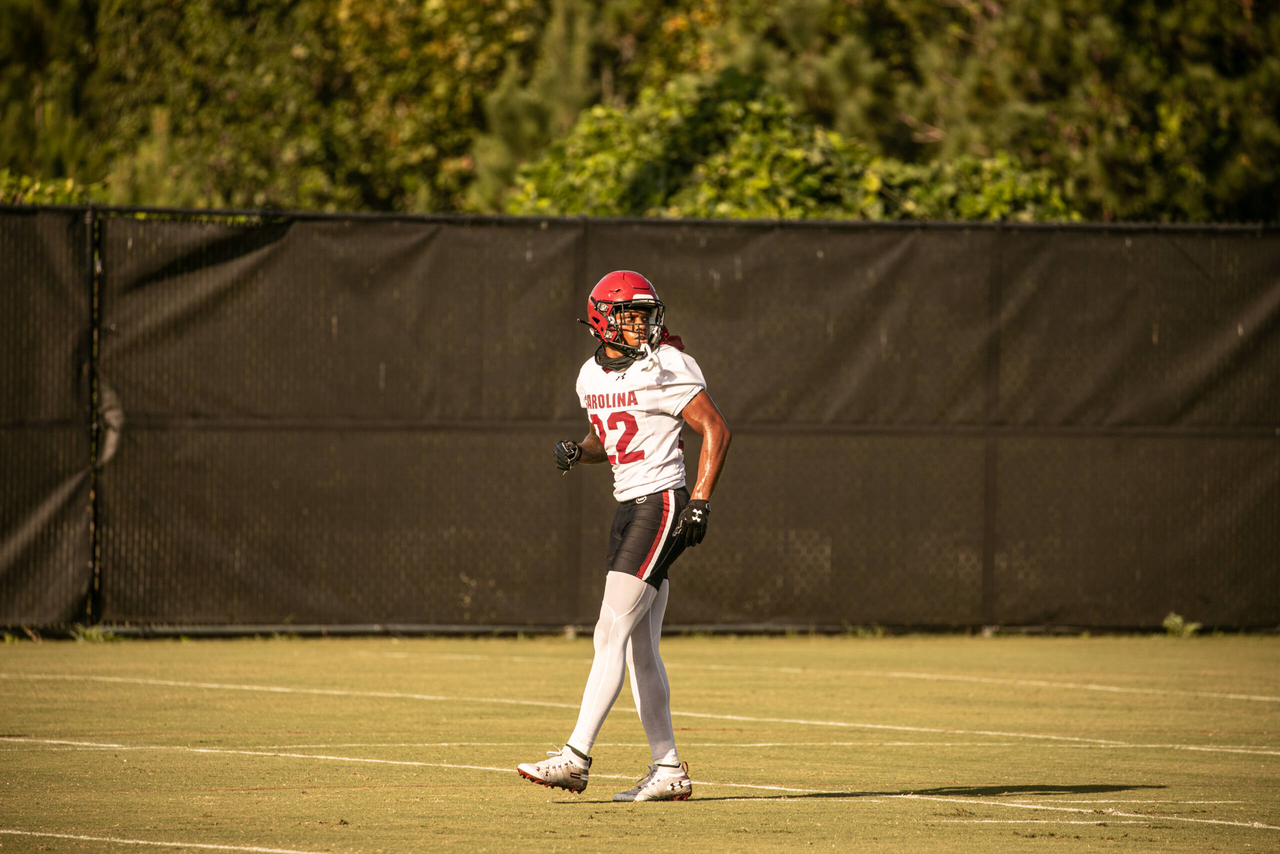 John Dixon (22) | Thursday, Sept. 3, 2020 | Ken & Cyndi Long Football Operations Center | Columbia, S.C. | Photos by South Carolina Athletics