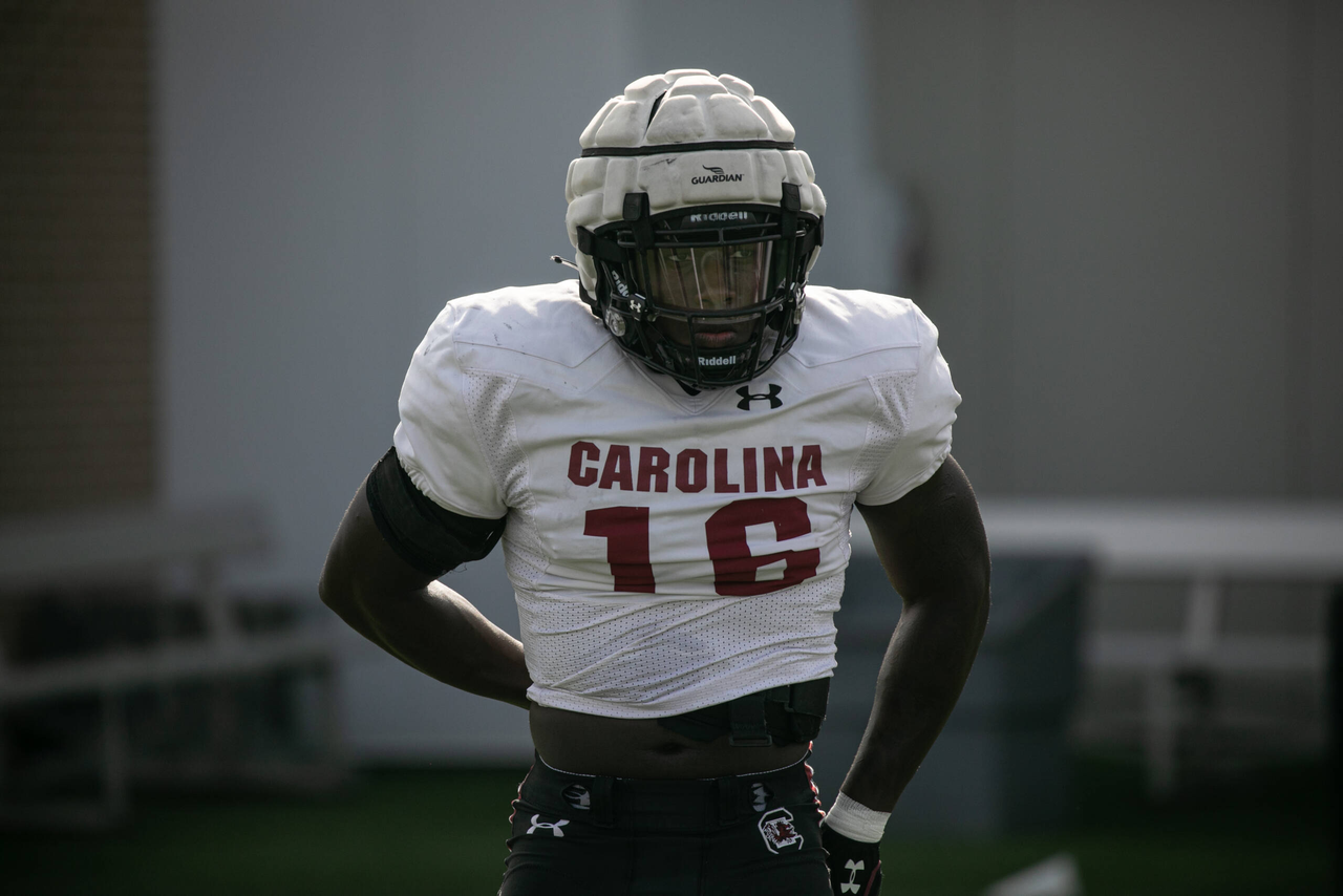 Rodricus Fitten (16) | Tuesday, Sept. 15, 2020 | Ken & Cyndi Long Football Operations Center | Columbia, S.C. | Photos by South Carolina Athletics