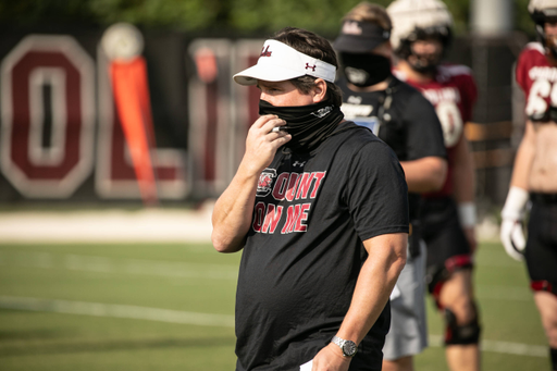 Head coach Will Muschamp | Tuesday, Sept. 15, 2020 | Ken & Cyndi Long Football Operations Center | Columbia, S.C. | Photos by South Carolina Athletics