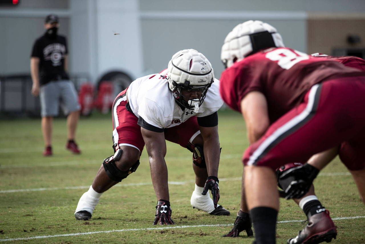 Kier Thomas (5) | Tuesday, Sept. 1, 2020 | Ken & Cyndi Long Football Operations Center | Columbia, S.C. | Photos by South Carolina Athletics
