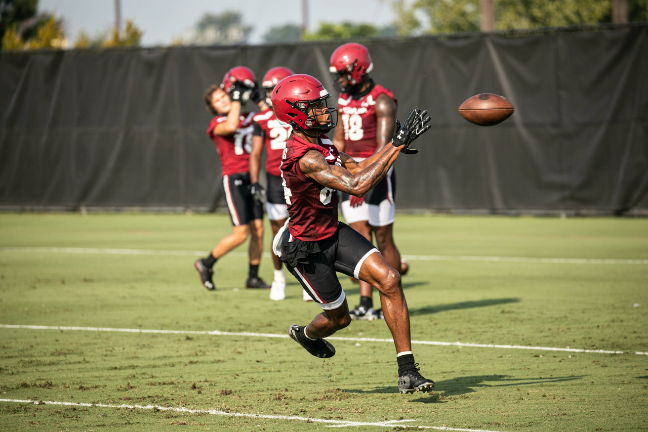 Rico Powers (84) | Wednesday, Aug. 19, 2020 | Ken & Cyndi Long Football Operations Center | Columbia, S.C. | Photos by South Carolina Athletics