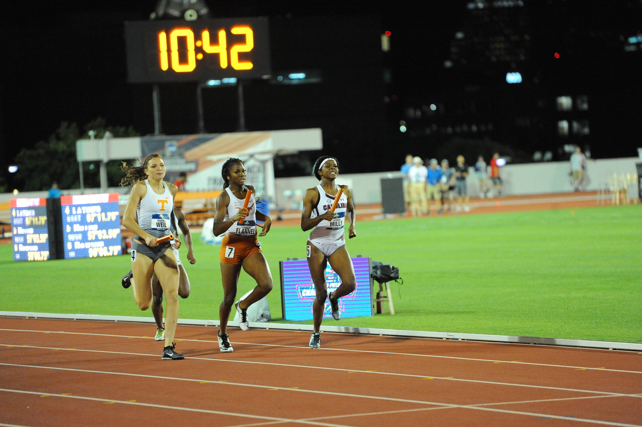 Tatyana Mills in action at the 2019 NCAA Outdoor Championships | June 5-8, 2019 | Photos by Cheryl Treworgy