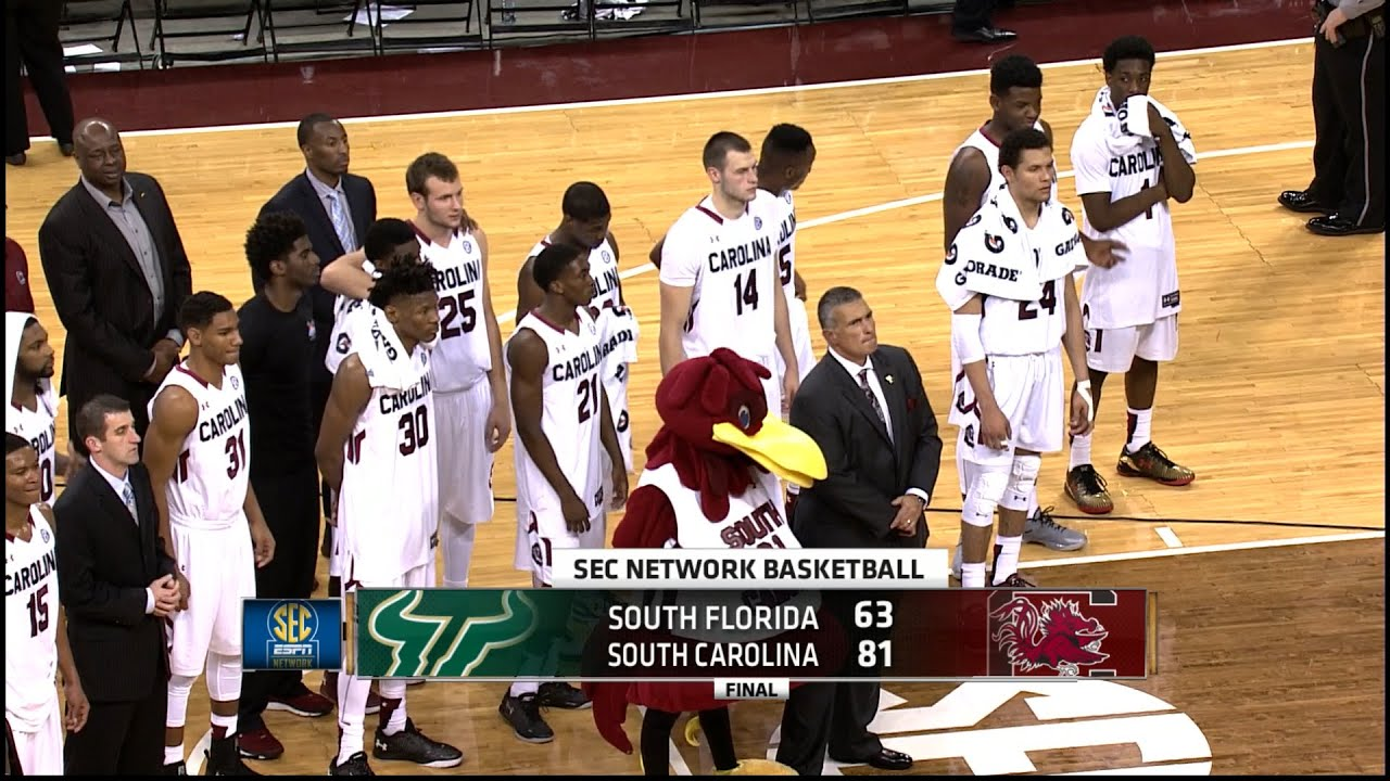 MBB: South Carolina defeats South Florida, 81-63 (12/5/15)